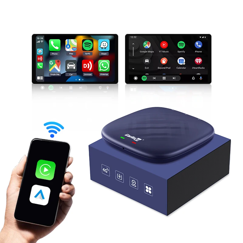 Фото Новинка: 4G + 64G Android 13 Car Play Ai Box с поддержкой Android Auto и Carplay, мультимедийная система для Японии №1