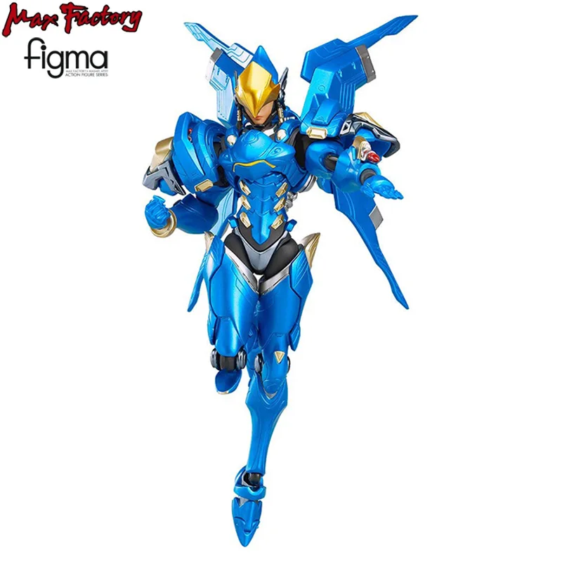 

In Stock Original Max Factory Figma 421 Pharah Fareeha Amari OVERWATCH Anime Figure Model Collecile Action Toys Gifts