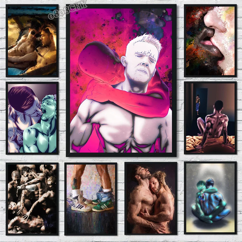 Художественные холщовые постеры