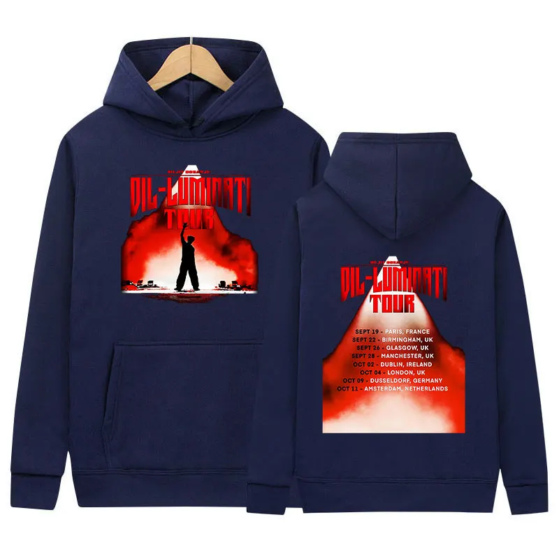 Толстовка Diljit Dosanjh Dil-Luminati Tour 2024 Мужская Модный пуловер в стиле хип-хоп винтажная