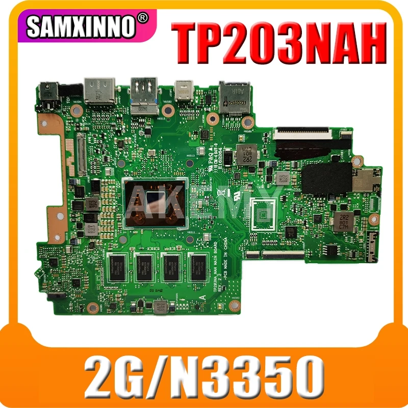 

New TP203NA 2GB RAM/N3350U CPU Motherboard For Asus VivoBook Flip 12 TP203NA TP203NAH Laotop Mainboard Motherboard