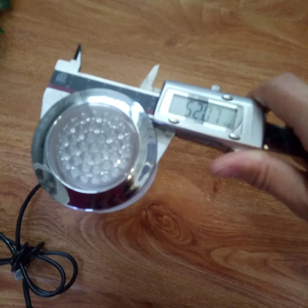 

waterproof RGB underwater LED bathtub light LED hot tub lamp hole 53-55-58mm LED Spa light 2-pins 4pins cable changeable color