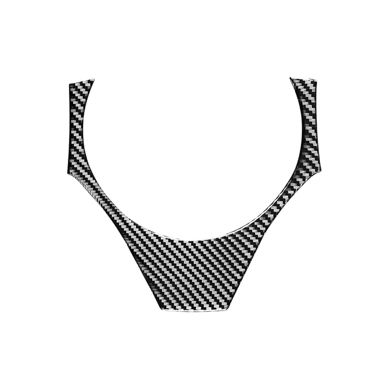 

For BMW- X3 E83 2006-2010 Carbon Fiber Steering Wheel Panel Decorative Cover Trim Sticker Accessories