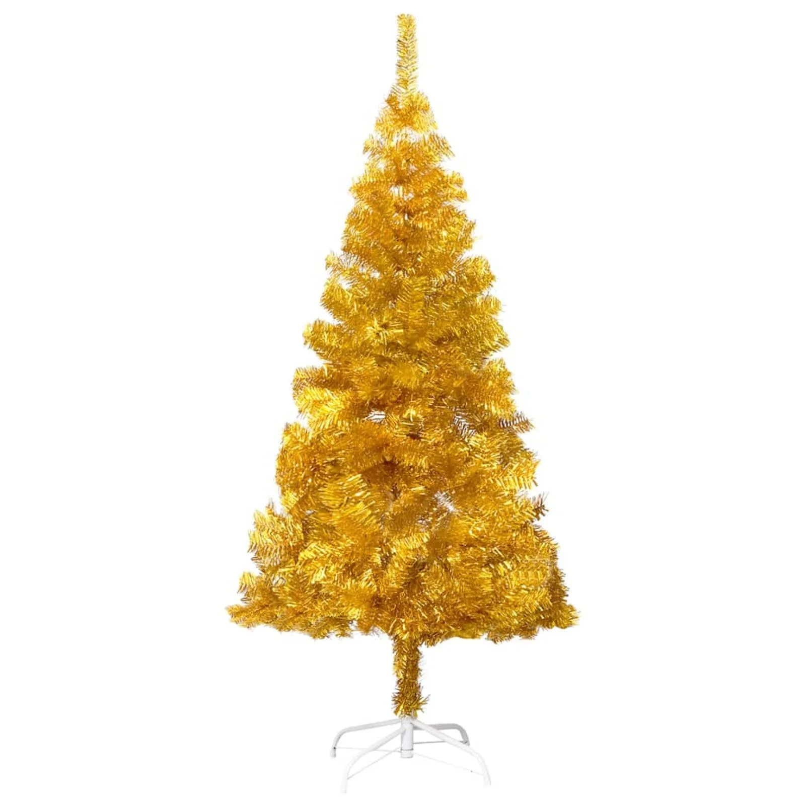 

Artificial Christmas Tree with Stand Gold 47.2" PET