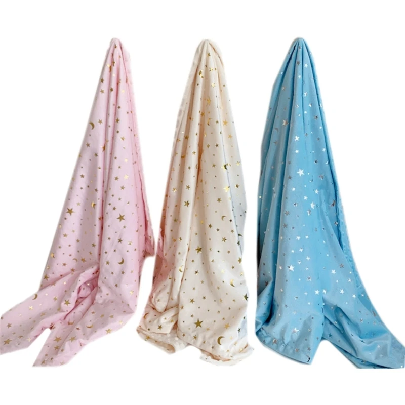 

Double-side Quilts Blanket Baby Bedding Swaddle Blanket Wrap with Dotted Backing