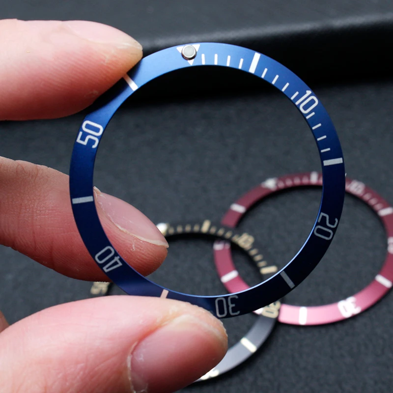 Кольцо в масштабе Tudor 12-часовые зеленые светящиеся бусины PELAGES M79230N вставка безеля