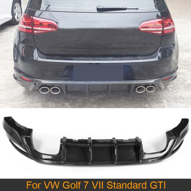 

Car Rear Bumper Diffuser Lip Spoiler Diffuser For Volkswagen VW GOLF VII 7 MK7 Standard And GTI 2014-2016 Rear Bumper Diffuser