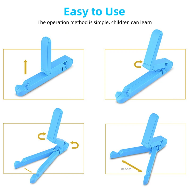 Foldable Phone Tablet Stand Holder Adjustable Desktop Mount Stand Tripod Table Desk Support for Xiaomi IPhone XS MAX IPad