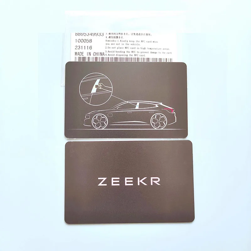 

Автомобильный OEM-ключ для карты NFC, индукционный внутренний чехол для ключа для ZEEKR 001 009 2021 2022 2023 2024 2025, аксессуары для модификации