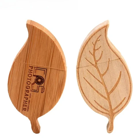 JASTER Wooden Leaf Pen Drive 128 ГБ
