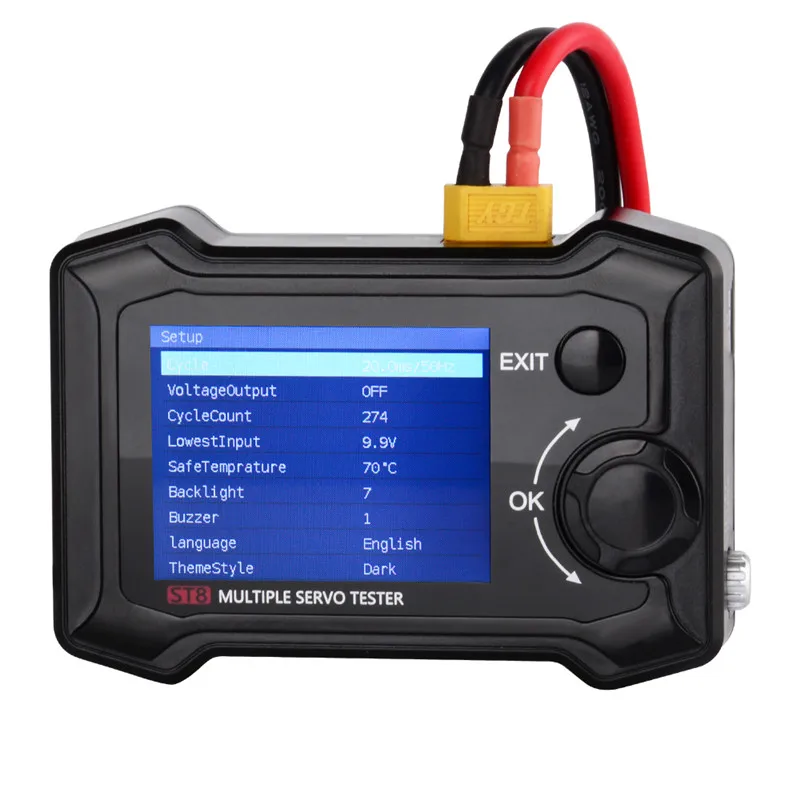 Фото Специальный тестер сервопривода ToolkitRC ST8 ШИМ PPM SBUS/8-канальный выход/5В-28В №3
