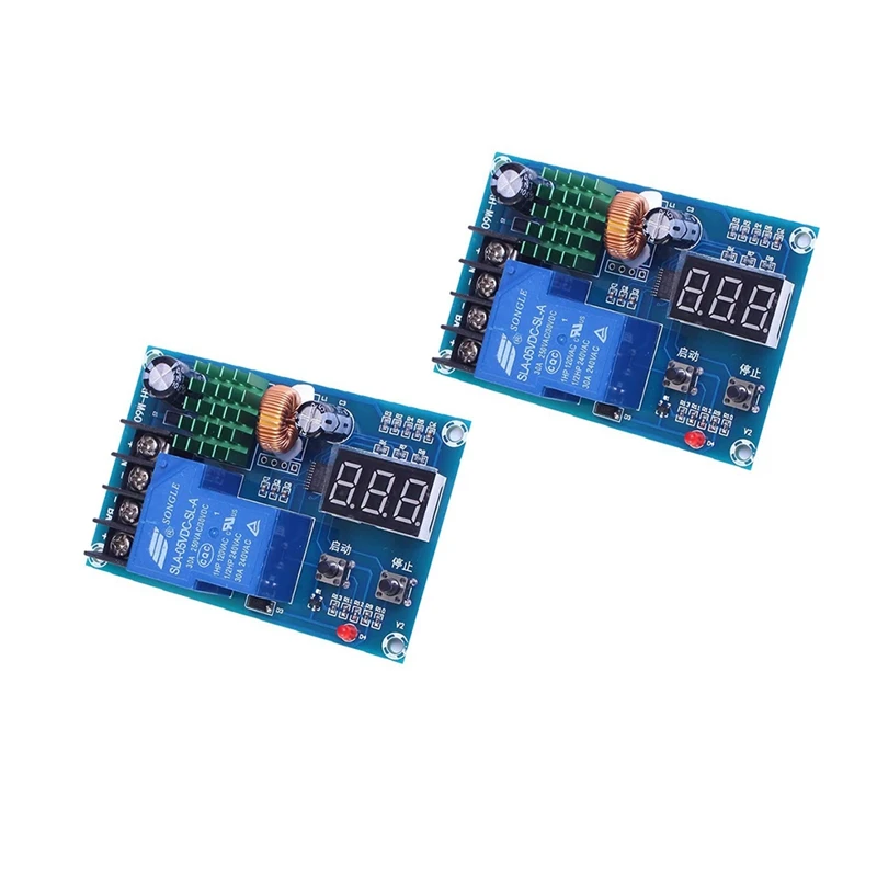

2Pcs XH-M604 Battery Charge Control Module DC 6V-60V Battery Protection Board Overcharge Protection Switch For Lithium