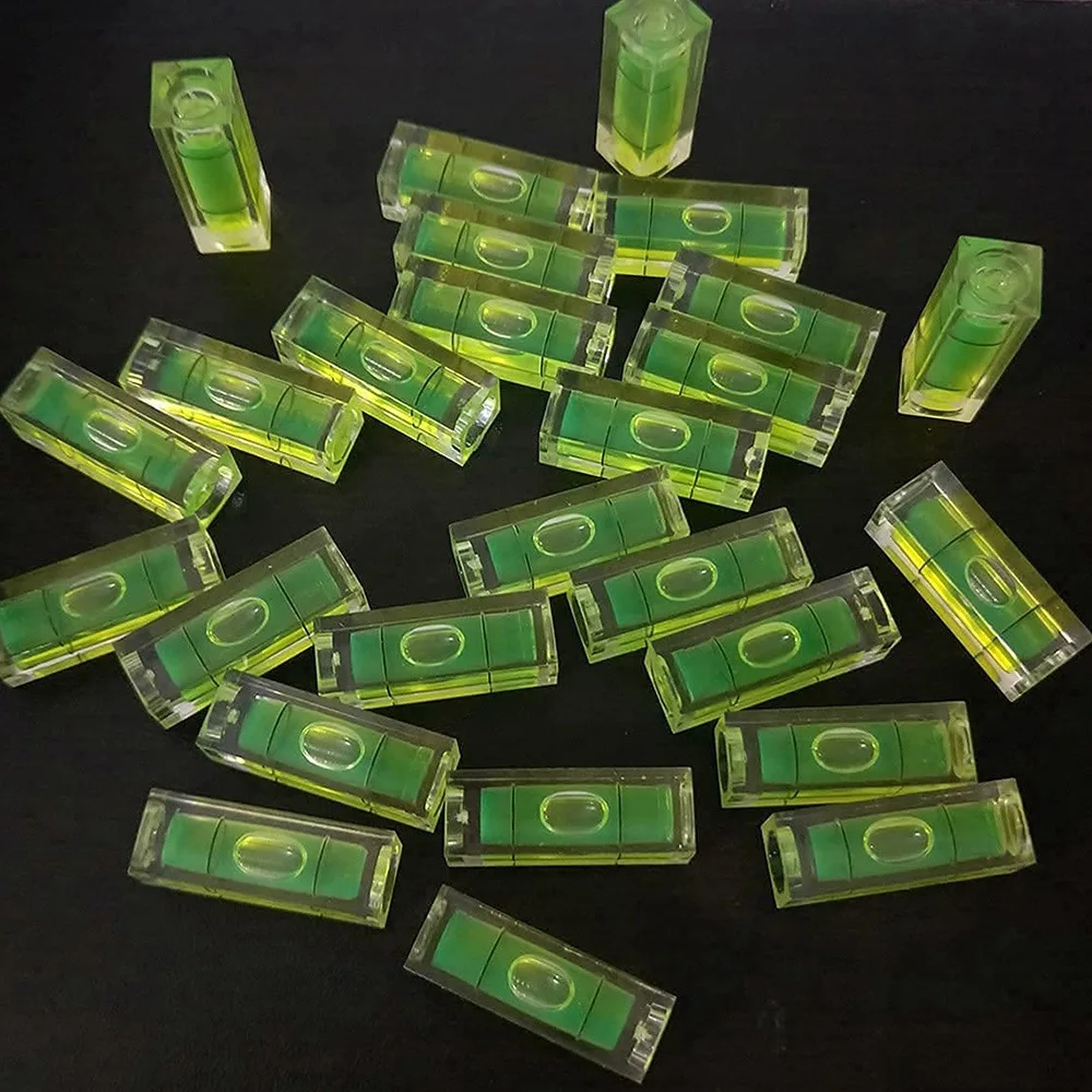 Миниатюрный пузырьковый спиртовой уровень 10x10x29 мм квадратные уровни для