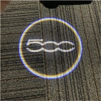 4pcs led car door logo welcome light ghost shadow lamp for fiat 500 bravo abarth punto car styling accessories decoration