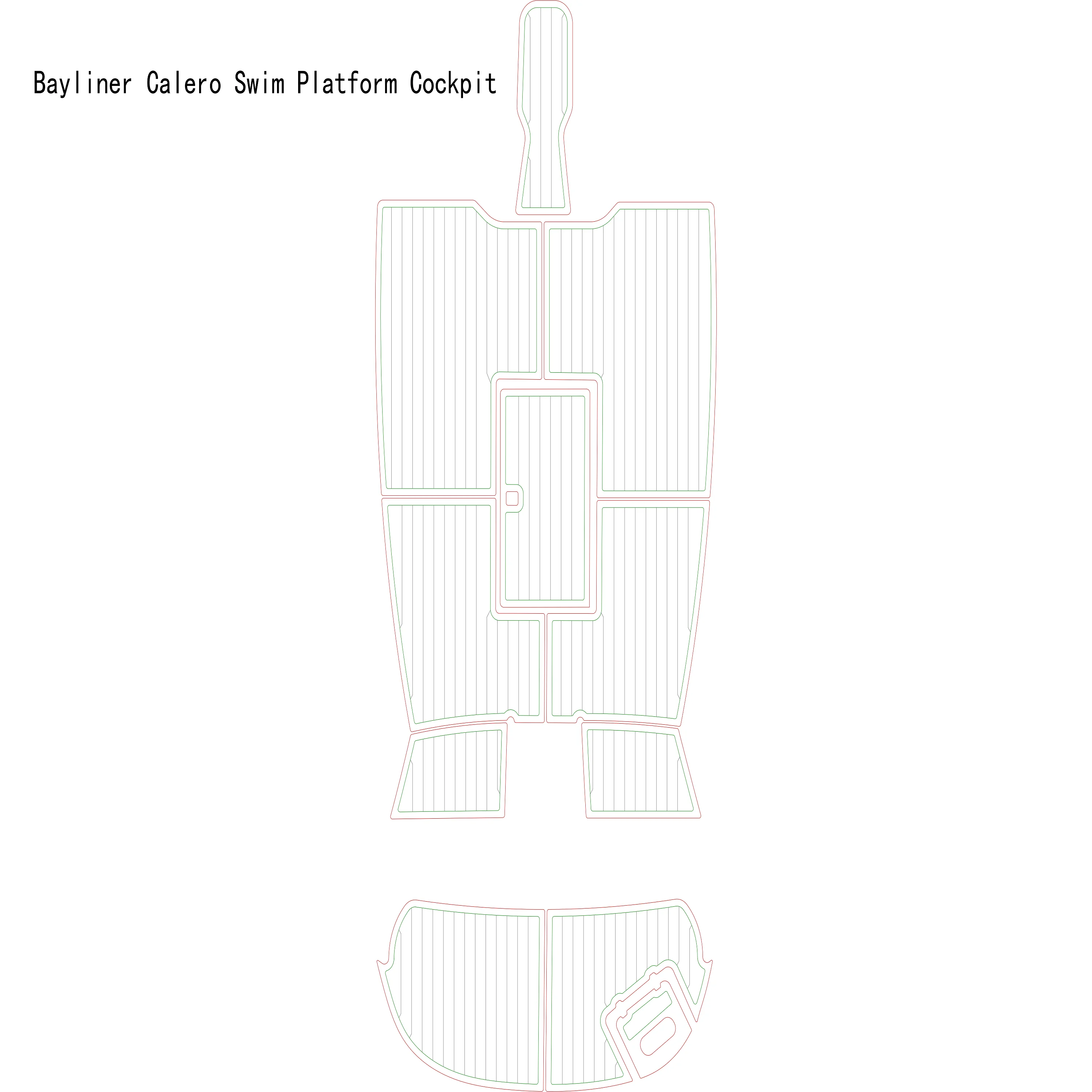 Платформа для плавания лодка в кабине EVA пенопластовый коврик из искусственного