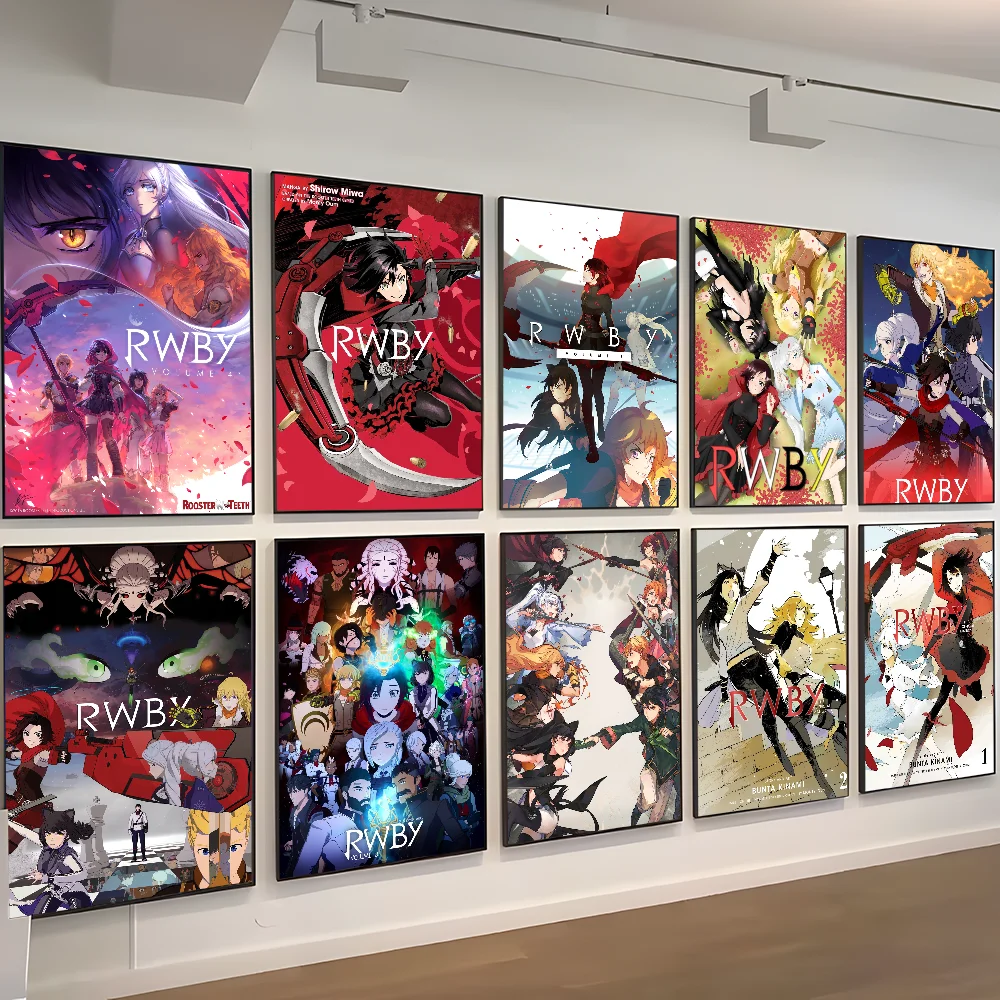 Винтажные постеры R-RWBY клейкие винтажные Декорации для комнаты дома бара кафе