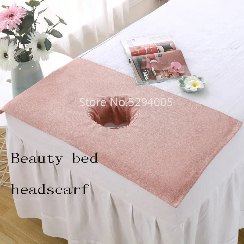 

50*70 см, специальное открытие кровати для салона красоты с отверстием, полотенце для строгания кровати, бандана, косметическое полотенце для лица