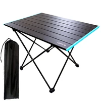 portable camping mini portable foldable table for outdoor picnic barbecue tours tableware ultra light folding computer bed desk
