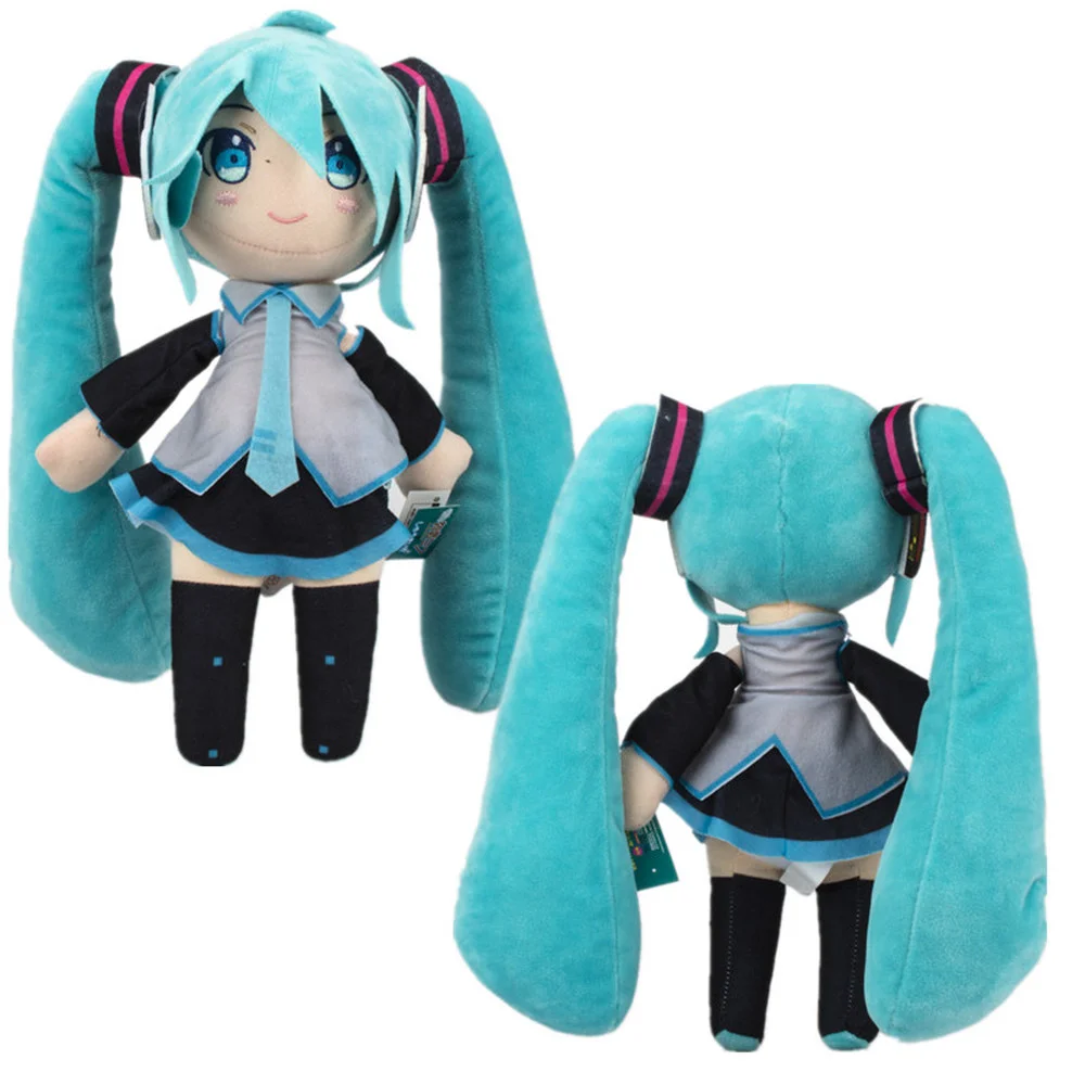 

Детская мягкая подушка-кукла Мику, 30 см