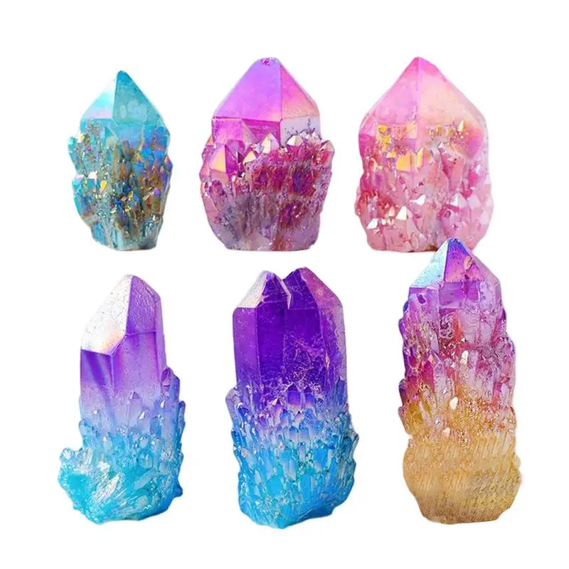 

Natural Raw Quartz Crystal Cluster Stones Irregular Shape Mineral Stone Specimen Reiki Home Decoration Crafts Ornament Random