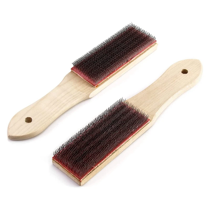 

File Cleanercarded Two In One File Brush Heavy Steel File Brush 2 Pack, 8 Inch Universal File Card And Brush