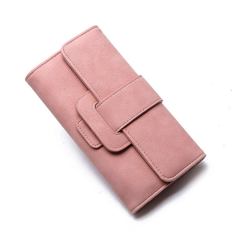New Women Pu Leather Wallets Long Hasp Purses Multifunction Large Capacity Purse Female Card Holders Portable Clutch for Girls