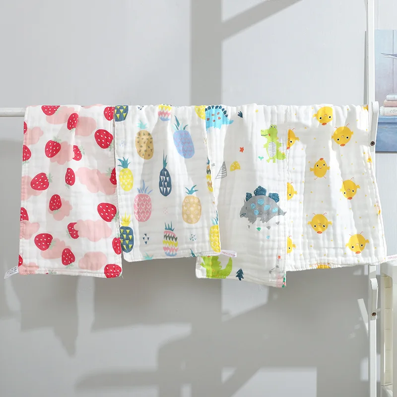 

Baby Bath Towel Newborn Bathrobe Cotton Gauze Washcloth Baby Blankets Child Robe Towel Kids Face Stuff Muslin