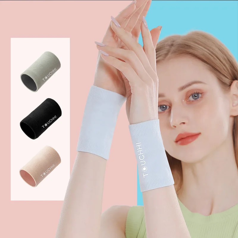 Защита на запястья для женщин Вязание Спорт Баскетбол Бадминтон Фитнес Йога Бег