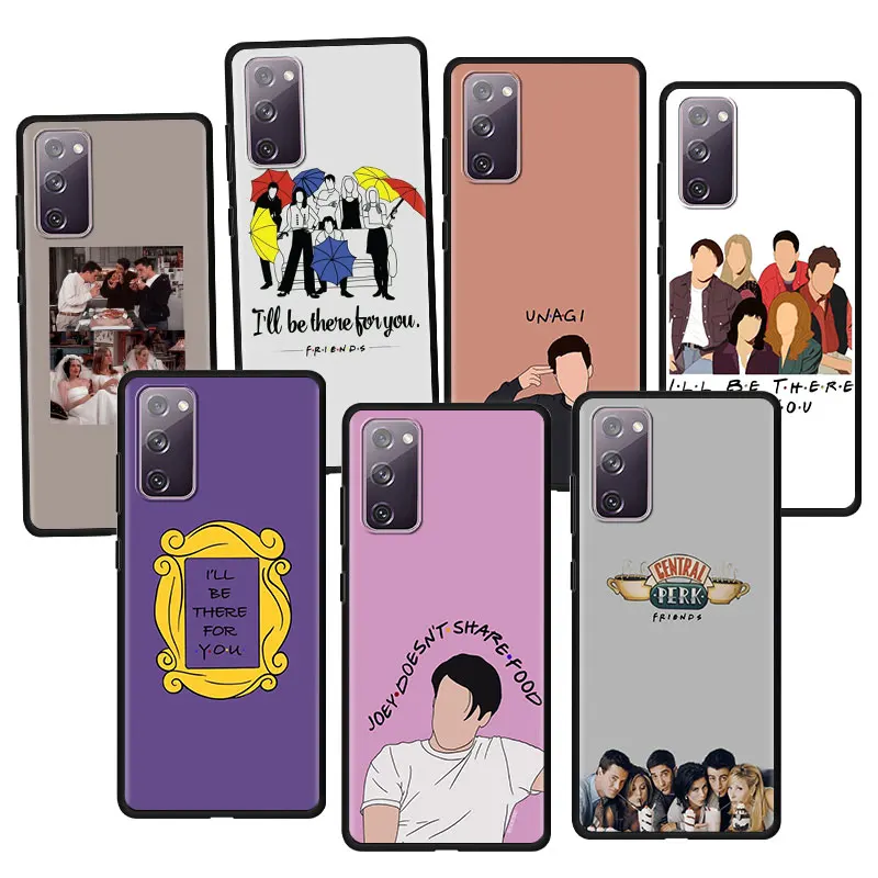 

Cover Case for Samsung Galaxy S10 S20 S7 S8 S9 S10e Plus Edge Lite FE S10Plus S10Lite S20FE 5G Trend Coque Cartoon Friends TV