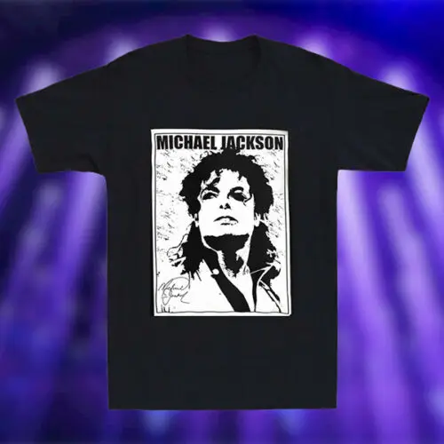 

New MICHAEL JACKSON T-SHIRT Short Sleeve Cotton t-shirt Men's tee