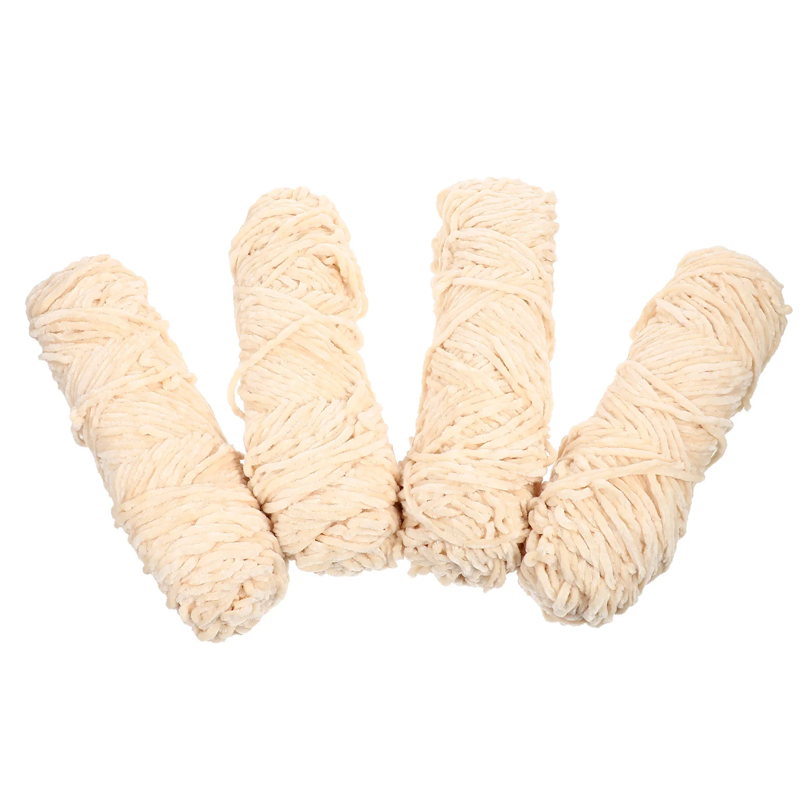 

4 Pcs Acrylic Yarn Skeins Baby Gadgets Chenille Wool Yarn Sweater Cotton Yarn Wool Hand Knitting Yarn Giant Blanket