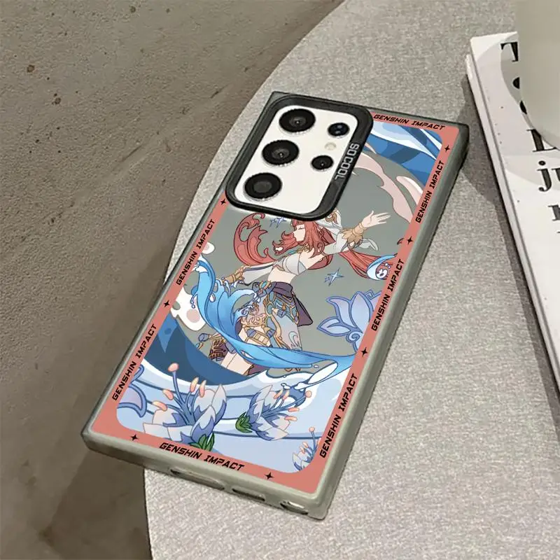 Мультяшные крутые Чехлы alhaiтэм Nilou для телефонов Samsung Galaxy S24 Ultra чехол S22 S20 FE S21 Plus