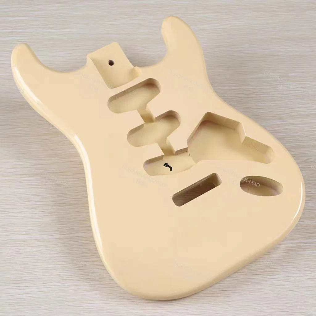 Корпус электрогитары тройной кремовый желтый высокое качество