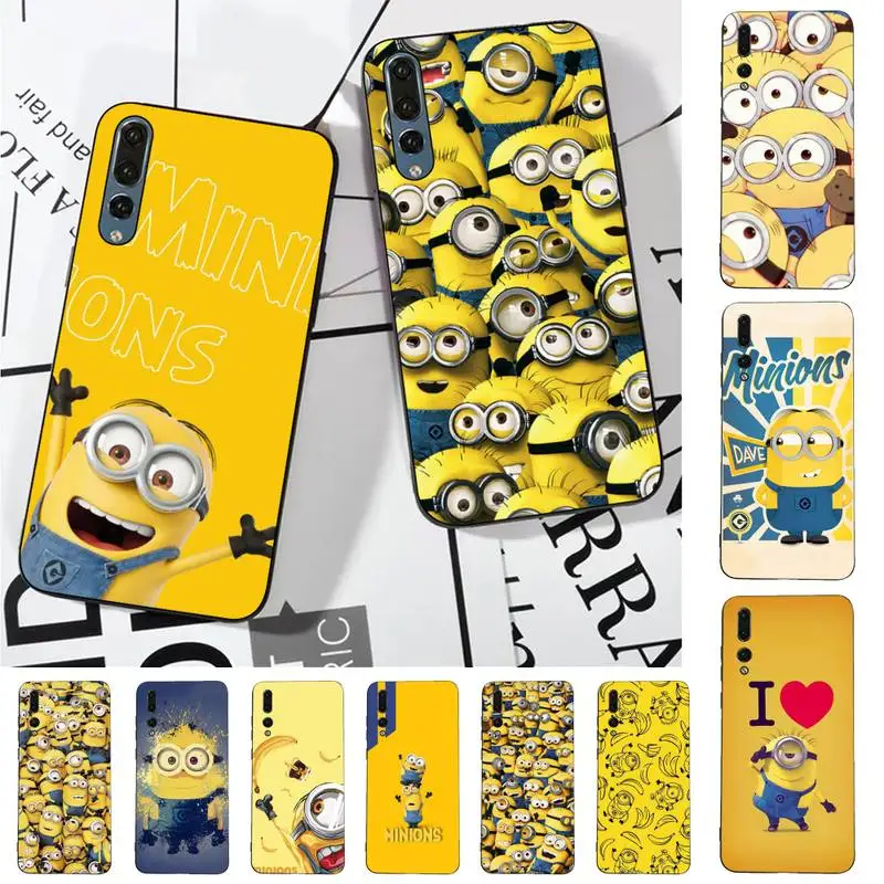 

Funny Cartoon M-Minions Phone Case for Huawei P30 40 20 10 8 9 lite pro plus Psmart2019