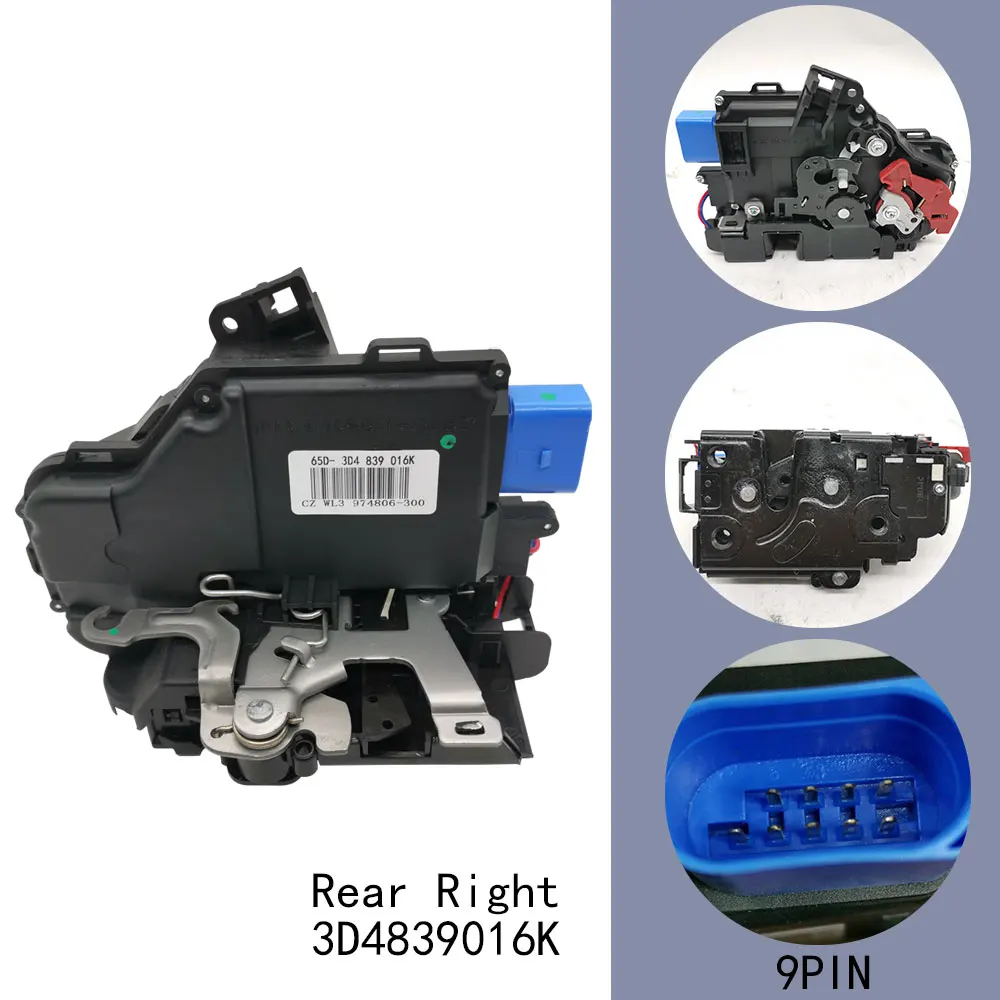 

Привод дверного замка для VW Phaeton Touran Touareg 3D 1837015 3D 1837016 3D 4839015 К 3Д 4839016 К