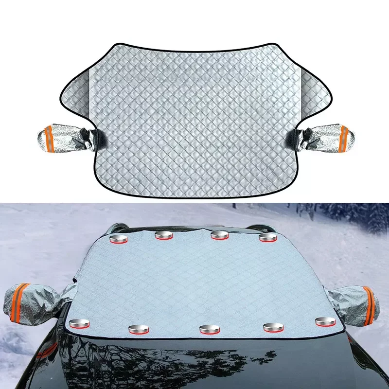 

Snow Cover Car Cover Windshield Sunshade Outdoor Waterproof Anti Ice Frost Auto Protector Winter Automobiles Exterior Cover