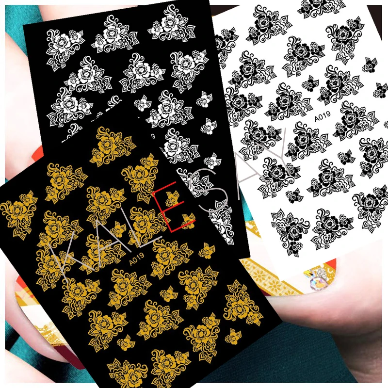Модные Стикеры для дизайна ногтей маникюрные дизайнерские украшения Роскошные