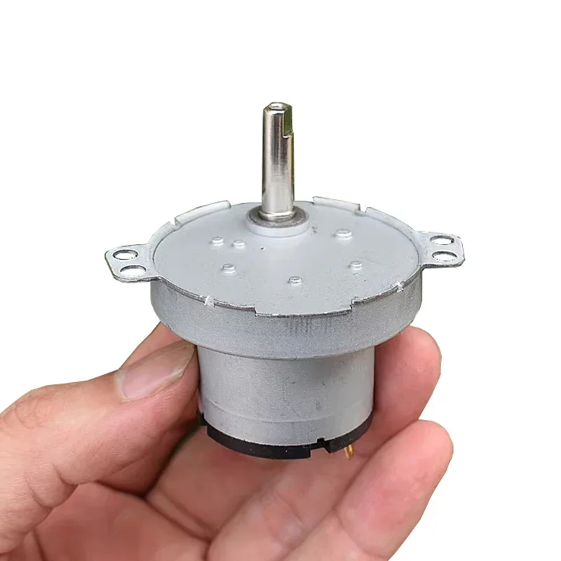 Мини 49 мм коробка передач редукторный двигатель DC 3 в 46 об/мин медленная скорость