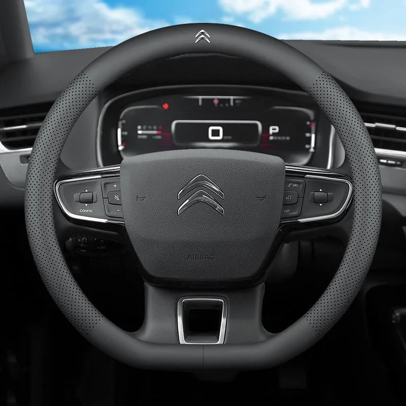 

Кожаный чехол на руль для Citroen C6 Elysee C4L C5 Aircross Sega C3-XR Aircross