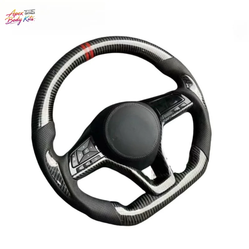 Фото Для Nissan Sylphy, Teana, Qijun, Qida, X-Trail: спортивный руль с плоским дном из карбонового волокна, модернизированный и тюнингованный на заказ №4