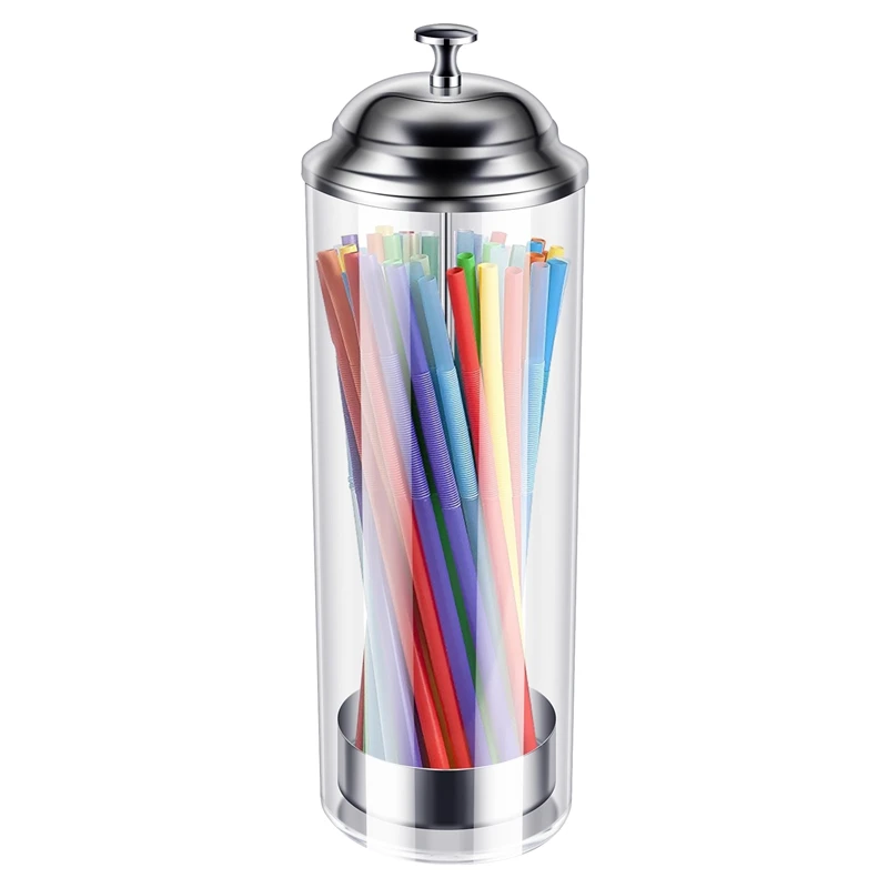 

Straw Dispenser Holder - Drinking Straw Holder Plastic Straw Holder For Kitchen Milk Tea Shop Coffee Shop,Straw Dispenser