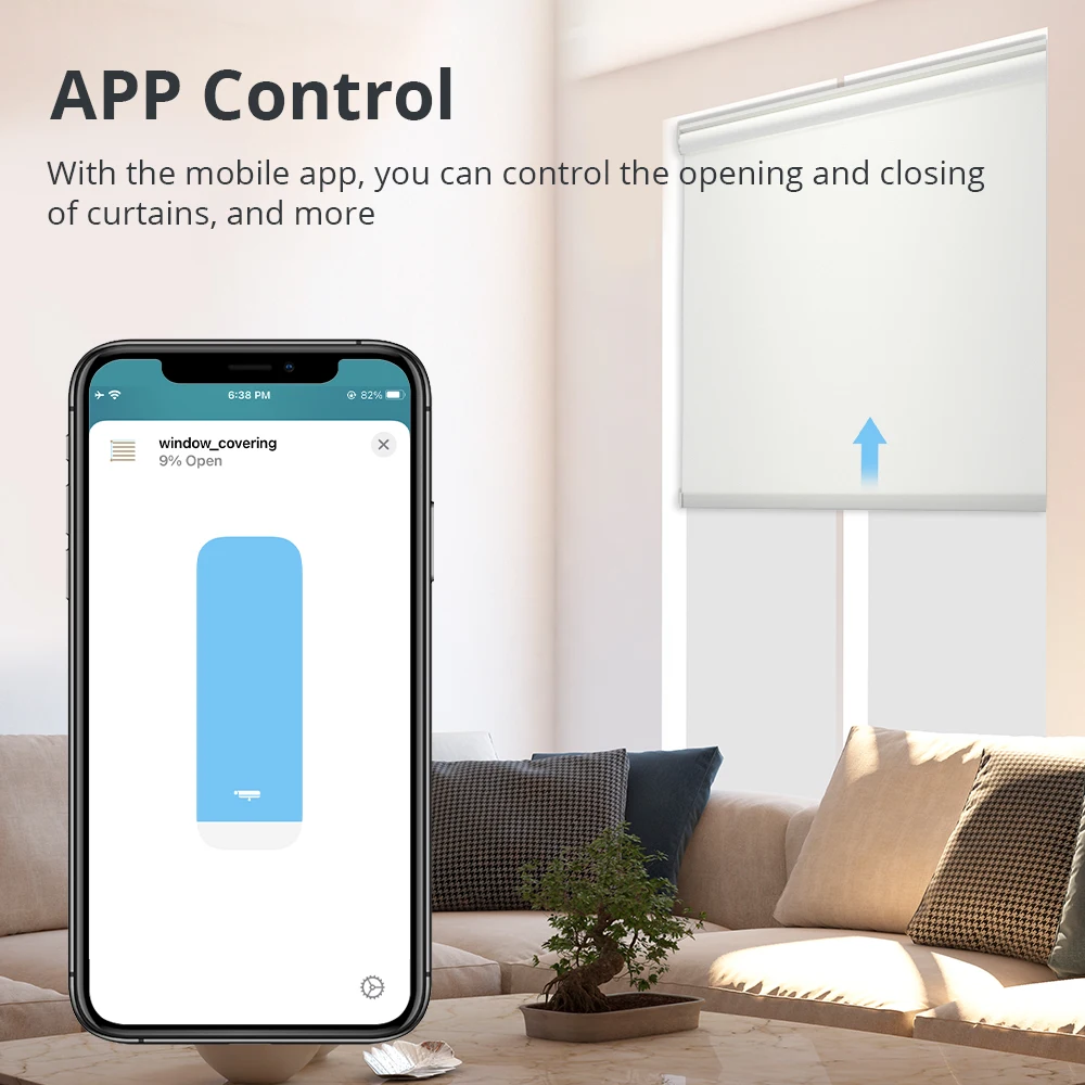 Перезаряжаемый роликовый абажурный двигатель с резьбой встроенный в резьбовой