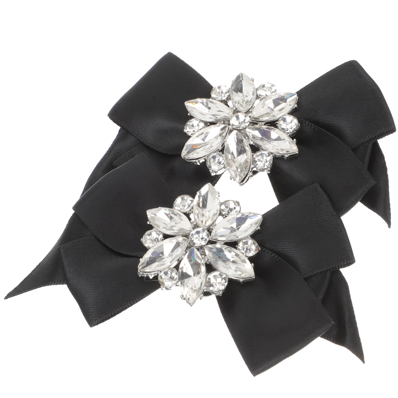 

1 Pair Bow Crystal Shoe Clips Shoe Buckle High Heel Shoe Decor Shoe Embellishments