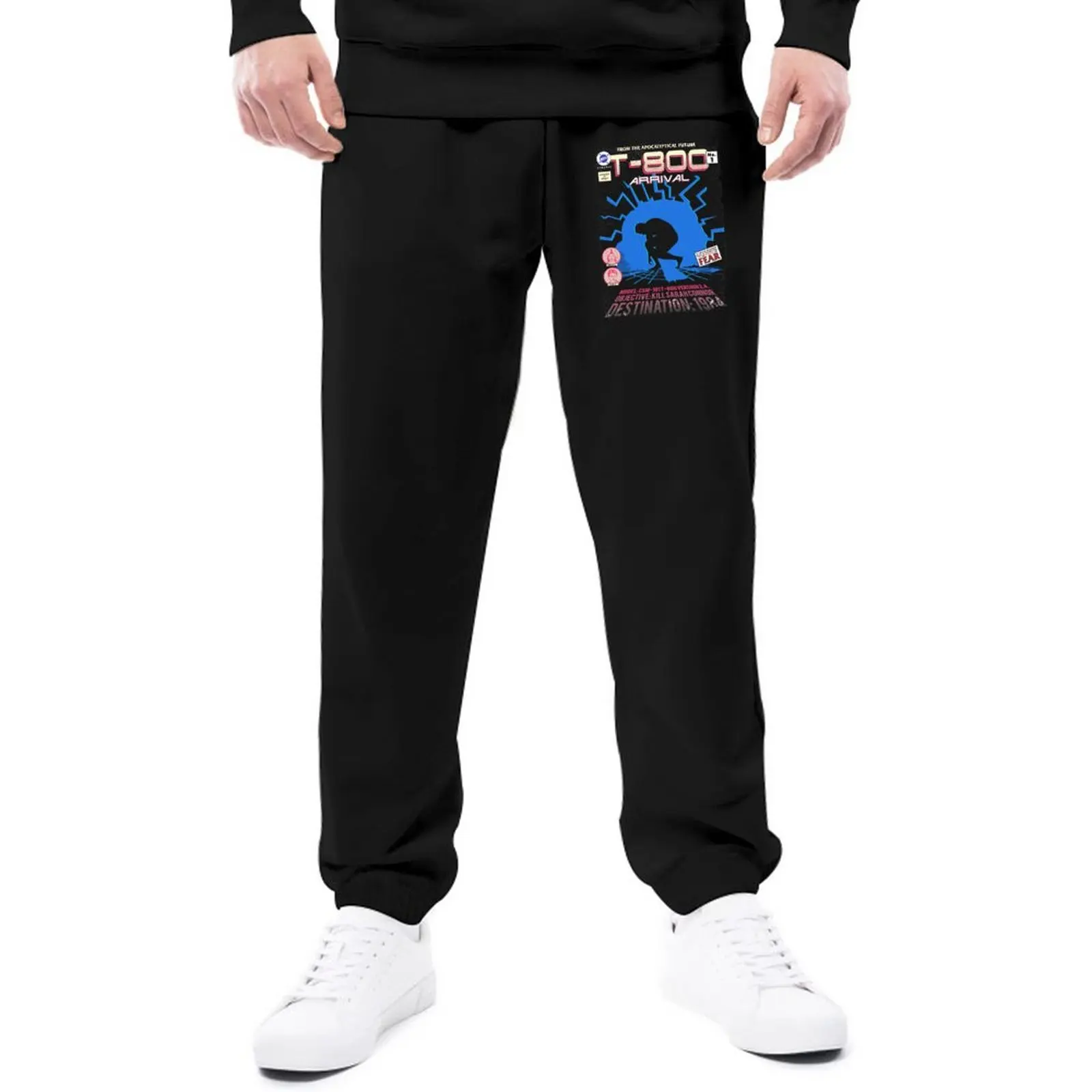 

The Terminator T-800, брюки, весна, Cyberdyne Systems Skynet, модные повседневные брюки, унисекс, хип-хоп, графические штаны для бега