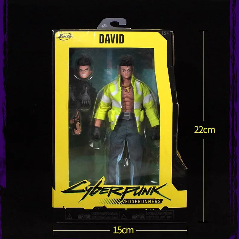 Фото Новая оригинальная аниме-фигурка Jada Cyberpunk: Edgerunners David Martinez Lucyna Kushinada, экшн-фигурка, игрушки для детей, Рождественский подарок №5