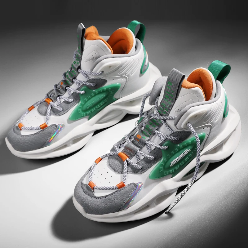 

2023 New Autumn and Winter Sports and Casual Shoes High Top Genuine Leather Fashion Shoes Youth Sports and Basketball Shoes