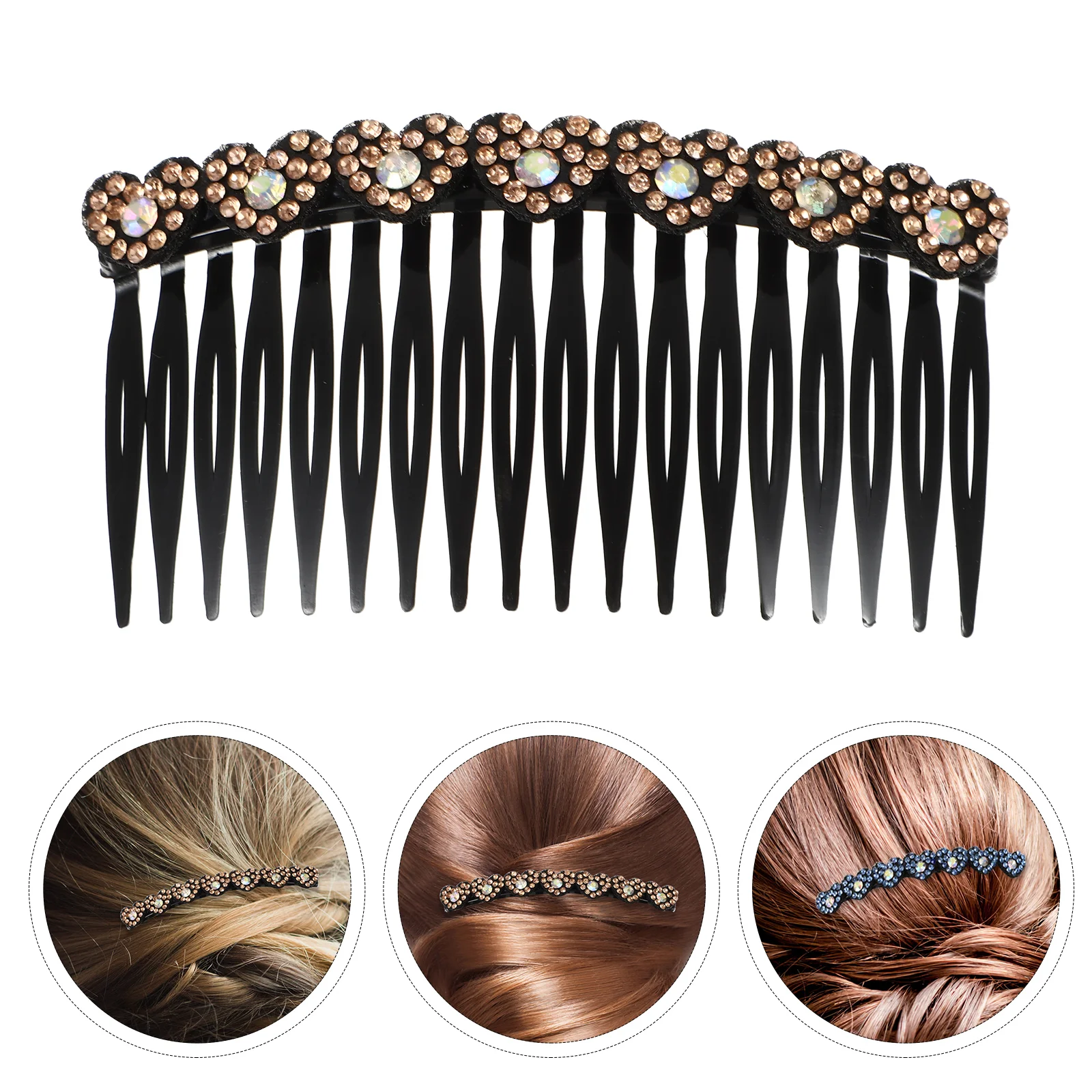 

Comb Hair Side Combs Classic Slide Hairclip Pin Promit Insert Bride Wire Clips Teethfrench Girl