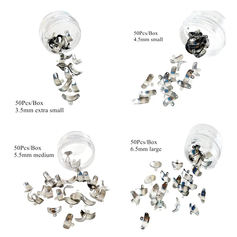 

5 коробок, стоматологическая секционная матрица, 3D матрицы, выступающие отверстия, подходит для гарнизона, титановое кольцо