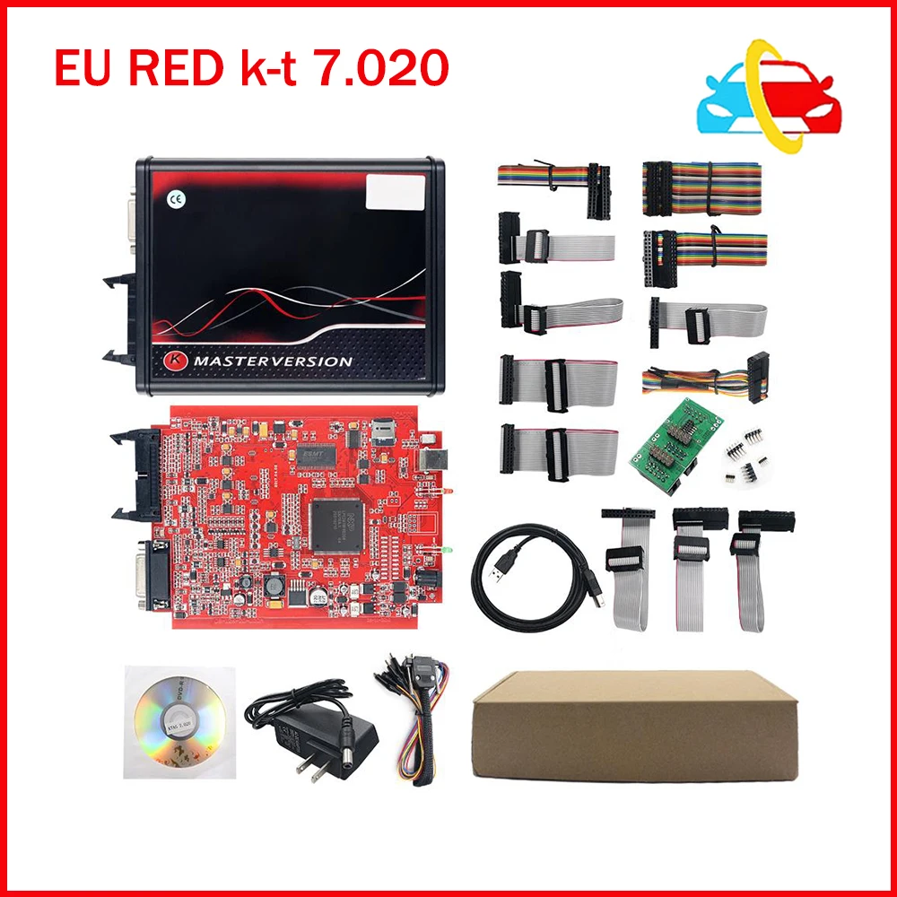 2022 Online EU Read K-tag V7.020 4 LED ECU Programmer OBD2 ECU Chip Tuning Adapters  Master Auto Repair Tools for Cars and Truck