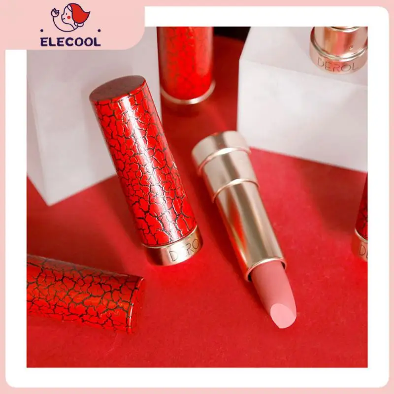 

Derol Matte Lipstick Waterproof Long Lasting Lip Stick Red Pink Velvet No Stick Cup Lipsticks For Women Cosmetics Makeup